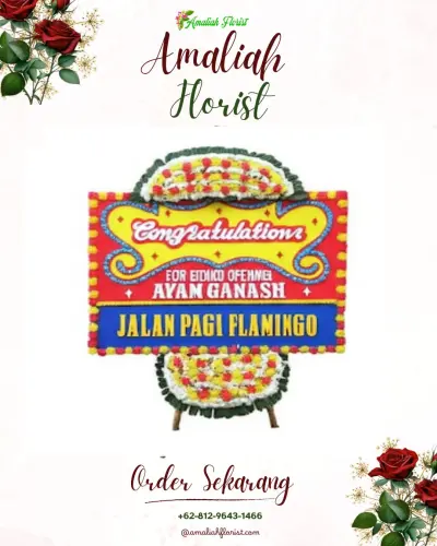Bunga Papan Congratulation di Pateken